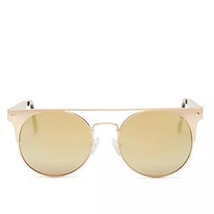 Quay
Women's The In Crowd Mirrored Round Sunglasses, 53mm